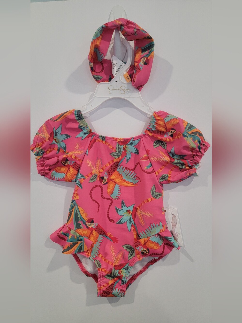 2 piece tropical print Jessica Simpson Swim Suit